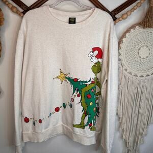 Grinch Christmas Two Sided Crewneck